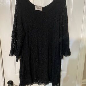 L&B Elegant Black Lace Top